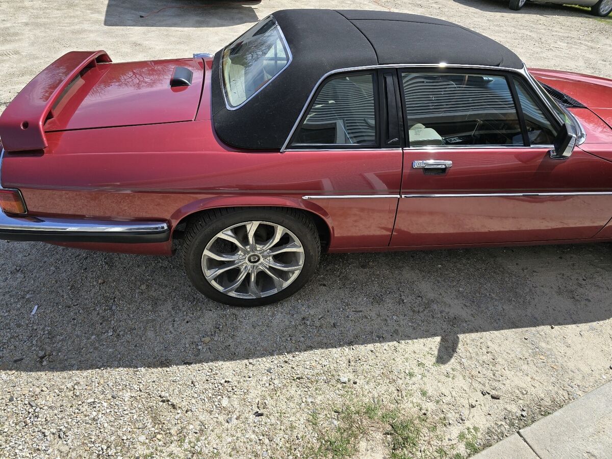 1987 jaguar xjsc coupe red he