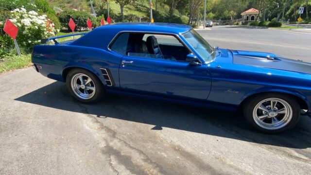 1969 ford mustang boss coupe blue rwd automatic boss