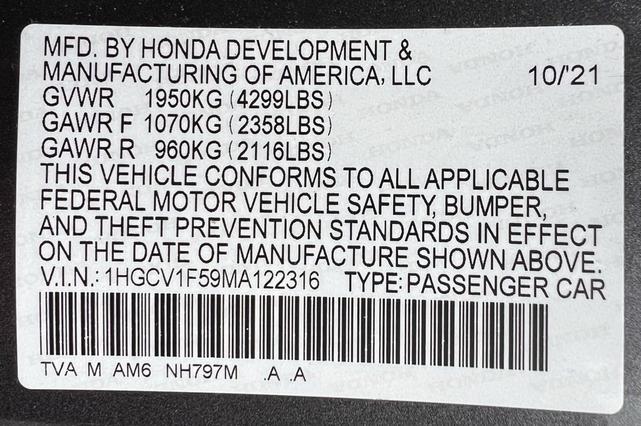 2021 honda accord