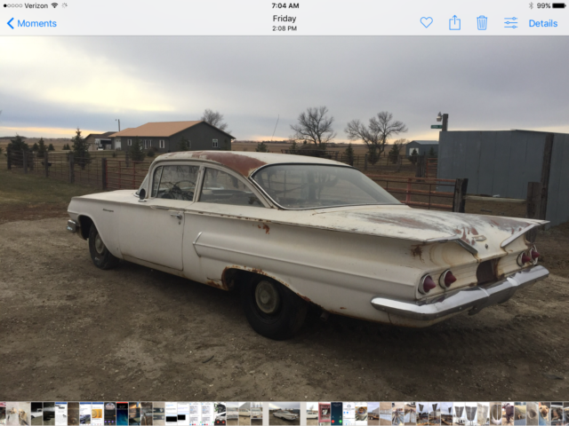 1958 1959 1960 chevy biscayne two door post rat rod original 1961 1965