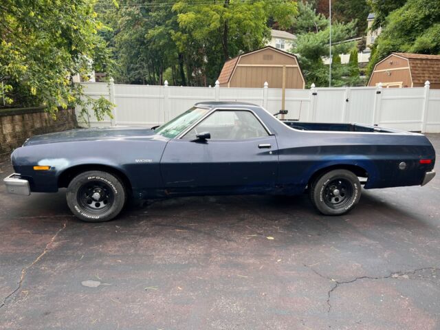 1974 ford ranchero pickup blue rwd automatic gt