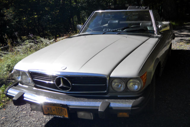 1980 nercedez 450 sl converible vintage