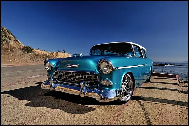 1955 chevrolet chevy nomad resto mod with corvette ls1 engine and suspension