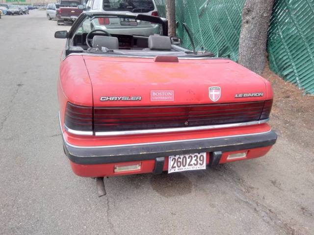 1989 chrysler lebaron convertible with 20k miles on rebuilt motor only 2 owners!