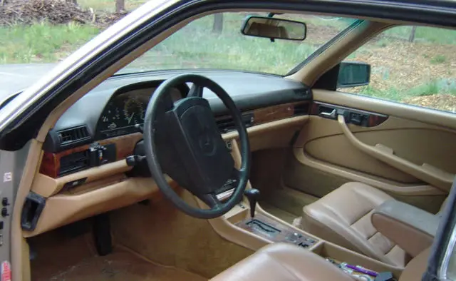 1985 mercedes 500sec coupe - good body - dohc 350 v8 - reliable and roadworthy