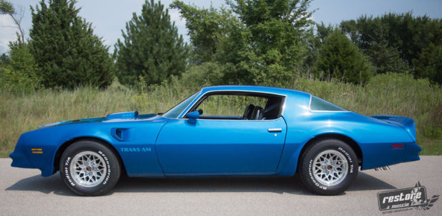 1978 trans am, phs, ws6, martinique blue, 400 auto, rust-free