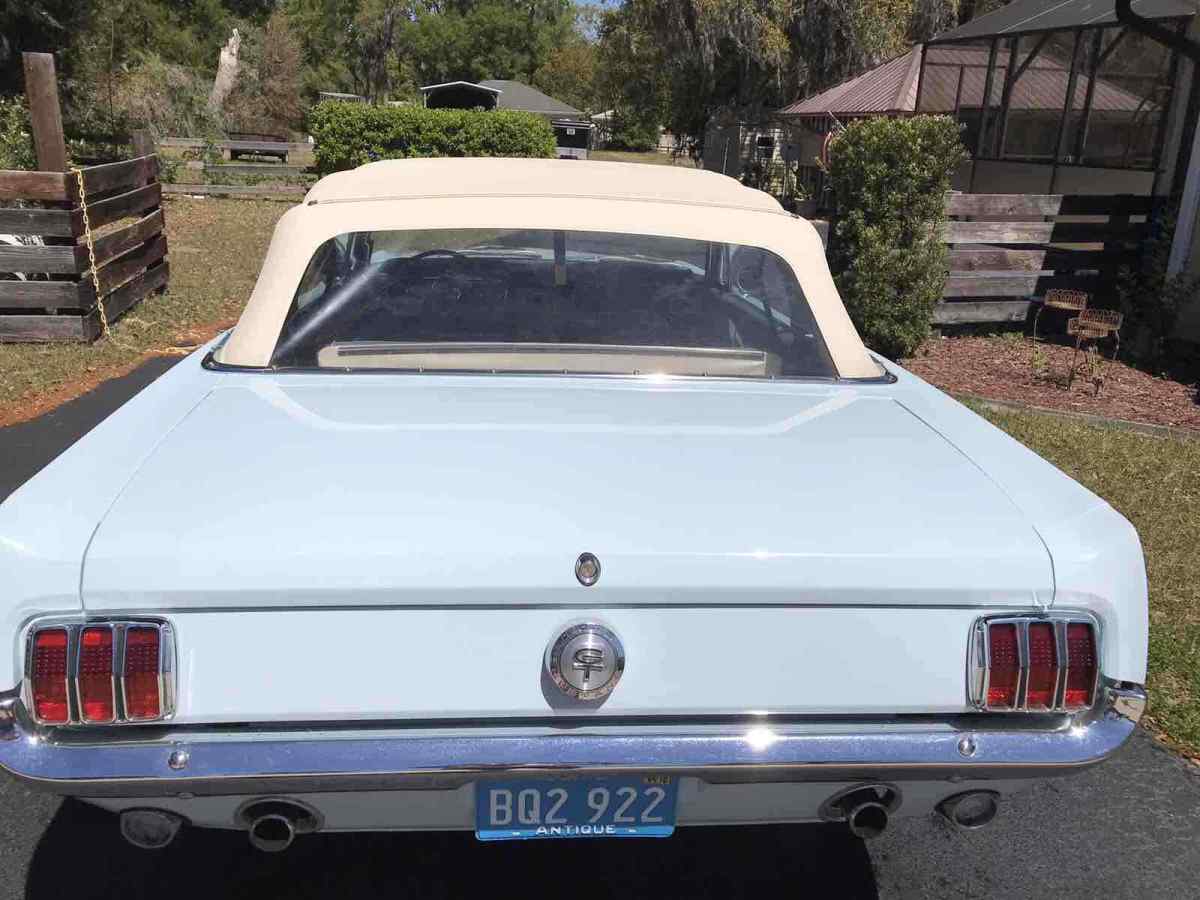 1966 ford mustang convertible blue fwd manual gt