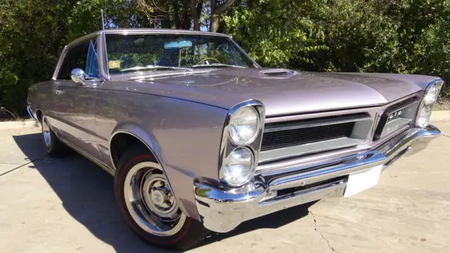 iris mist phs documented 1965 pontiac gto 389 3x2bbl. four-speed / three deuces