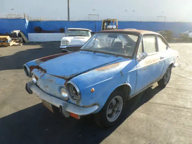 1969 fiat 850 coupe ( not 500 ) rare ! southern california "barn find"
