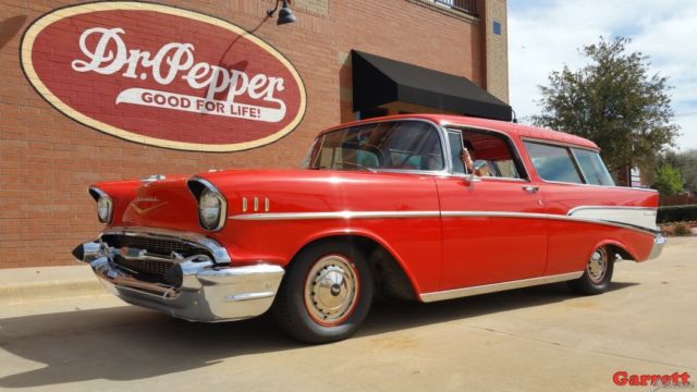 1957 chevrolet belair nomad station wagon - video - older restoration - texas