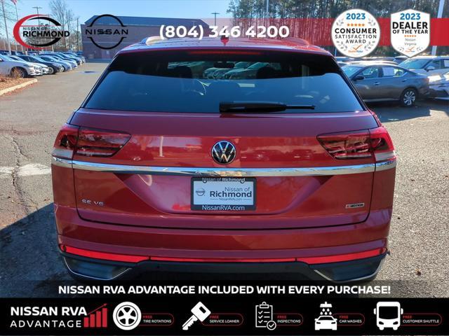 2022 volkswagen atlas cross sport 3.6l v6 se w/technology