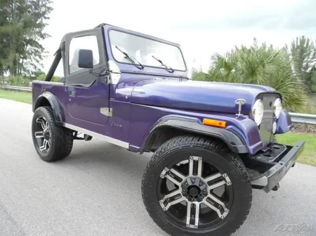 1985 jeep cj 5 4 x 4 4.2l i6 manual clean title rare aftermarket wheels