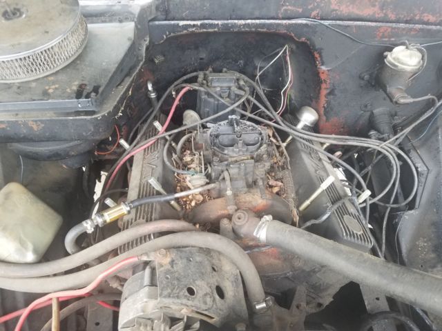 1964 chevy c10 big window short bed pick up truck project custom rat hot rod