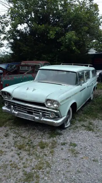 1959 rambler cross country station wagon super rat rod
