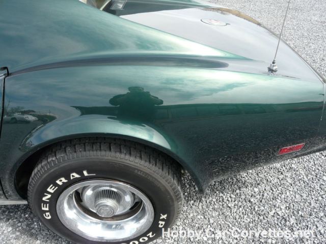 black friday special 1975 dark green corvette 4spd #'s matching!