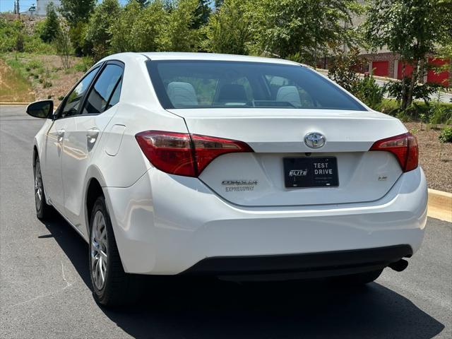 2017 toyota corolla le