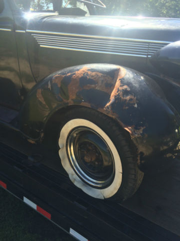 barn find 1937 desoto sedan suicide doors very complete priced to sell rat rod