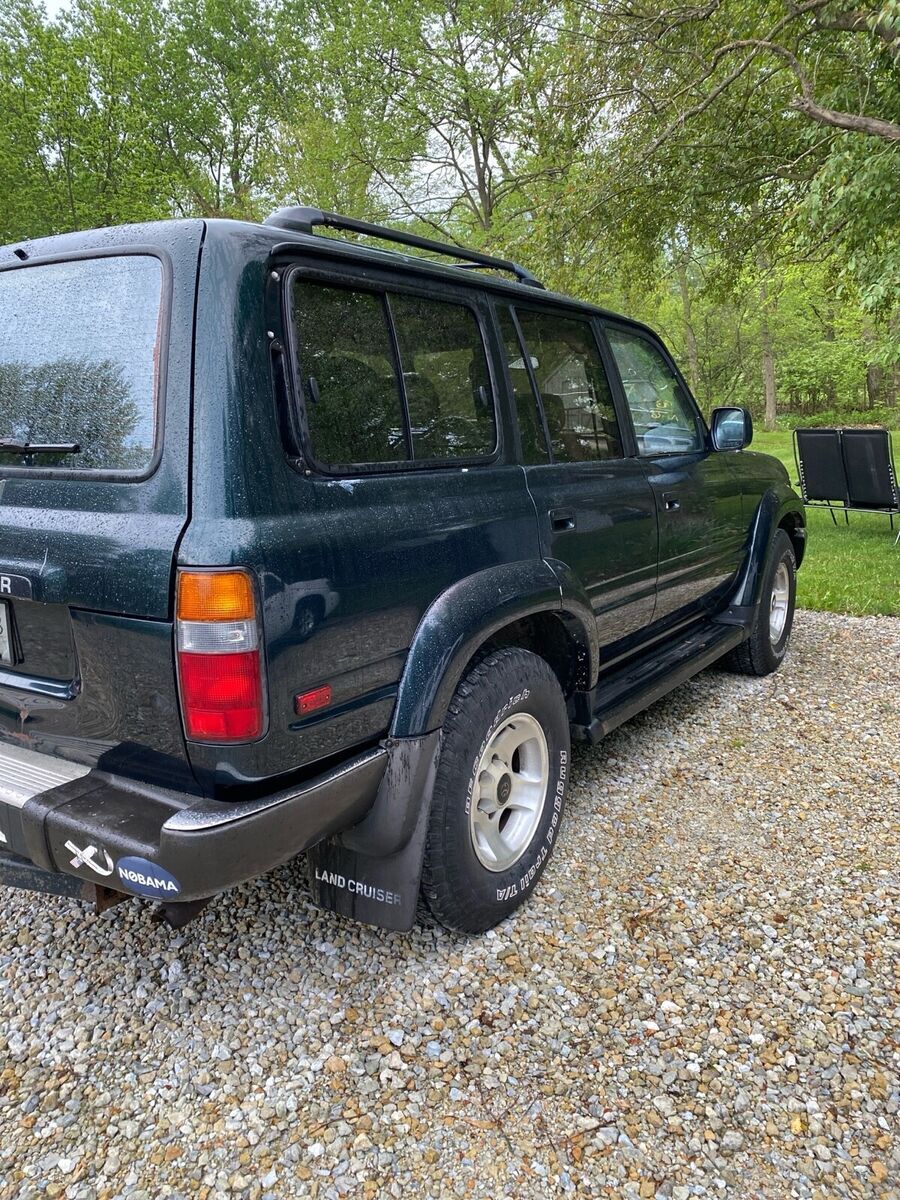 1993 toyota land cruiser green fzj80