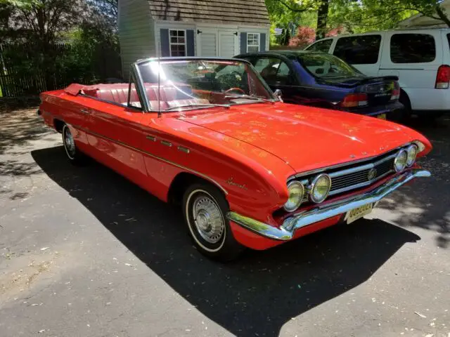 1962 classic buick special / skylark red convertible 215 v8 automatic - nj