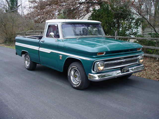 1964 custom deluxe, short box, big back window, gm crate 350-4, turbo 350