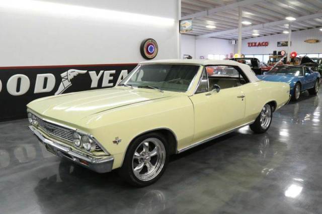 1966 chevrolet chevelle malibu 327 auto ps pb ac 17's cool driver 63233 miles ye