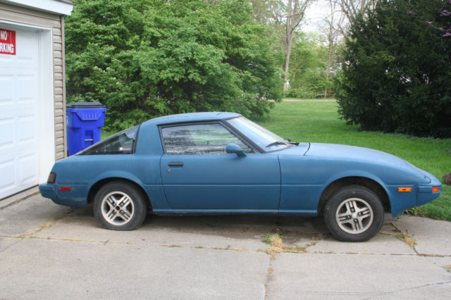 1983 mazda rx7 gs 5 speed - no motor, no rust, title, fuel cell - ohio, cinci
