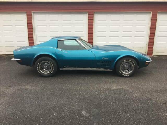 1972 chevrolet corvette real bryar blue corvette rare color 1972 only automatic