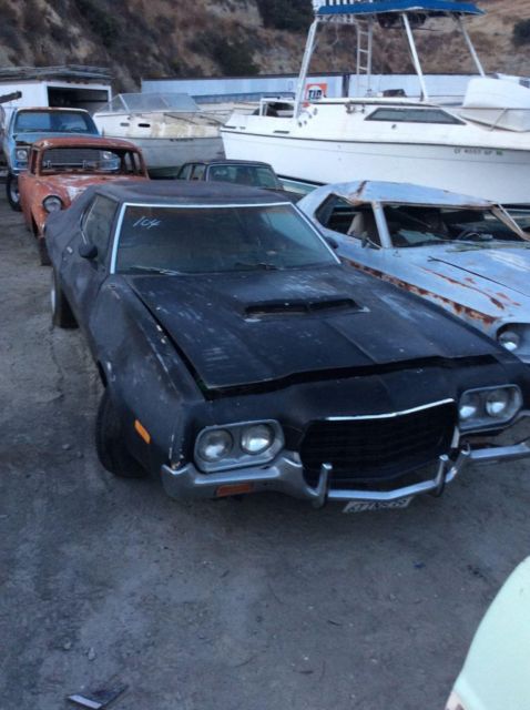 1973 ford gran torino sport "ram air" induction hood... no reserve!!!