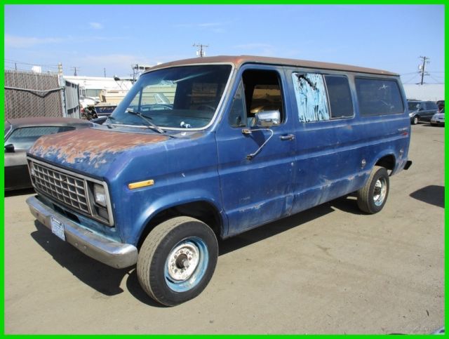 1979 ford club wagon van v8 automatic gas no reserve