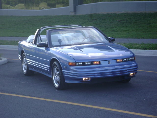 1994 olds cutlass supreme convertible original cloisonne blue w top & int nice