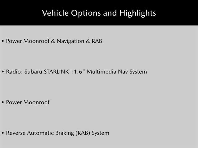 2022 subaru outback onyx edition xt