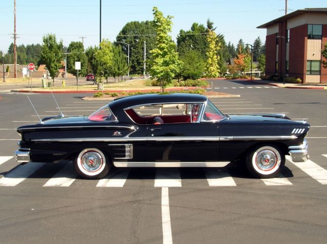 1958 chevrolet impala, big block 348 factory tri-power manual shift