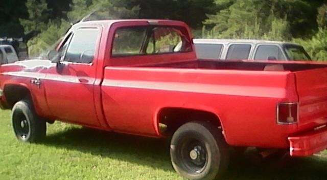 1986 chevy truck c20 4x4 v8 350 automatic k10