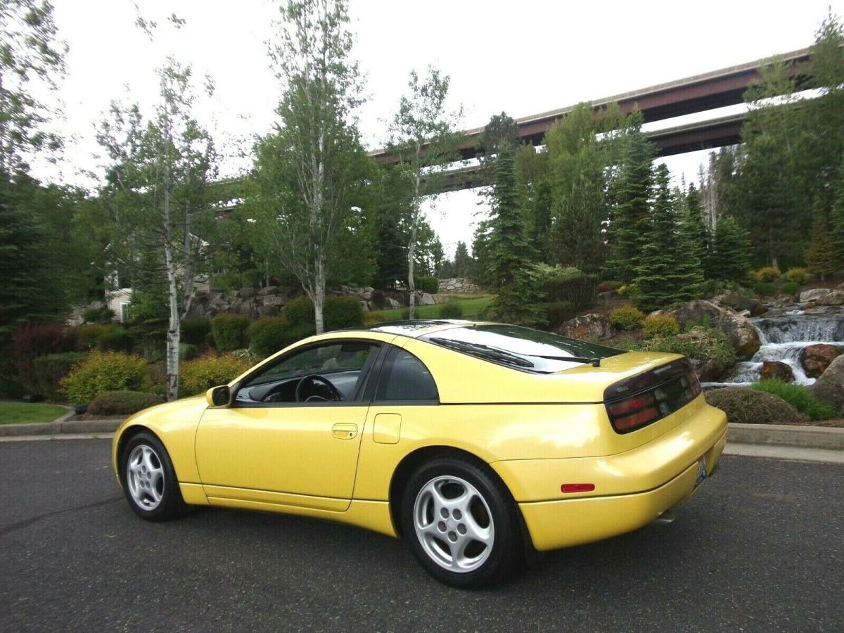 selling with no reserve is this rust free 1990 nissan 300zx pearl yellow 101k