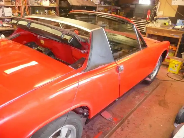 1971 porsche 914 targa 1.7l with weber carburetor