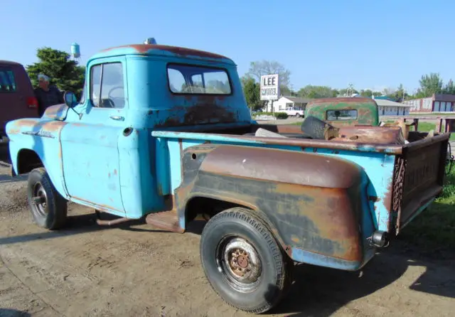 1958 chevrolet 3100 short bed napco 4x4 pickup truck dry western in south dakota