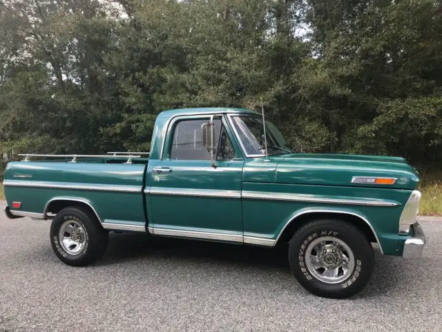 1968 ford f-100 ranger short bed 360 v8 disc brakes pwr steering "flawless"