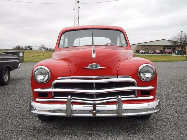 1950 plymouth special deluxe 0 red 3-speed manual