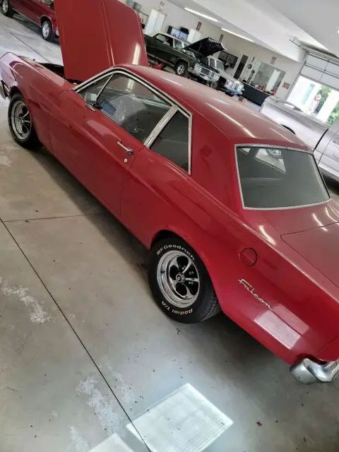 1968 ford falcon coupe red rwd manual