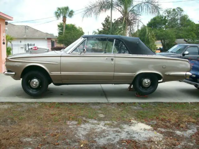1964 plymouth valiant convertible/340 factory 4 speed/57k orig/nhra affiliation