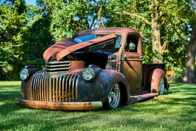 1946 chevy chevrolet truck pickup restomod ls3 patina rat rod pro touring
