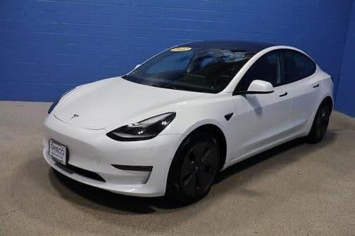 2022 tesla model 3 base 4dr rear-wheel drive sedan in johnston, rhode island
