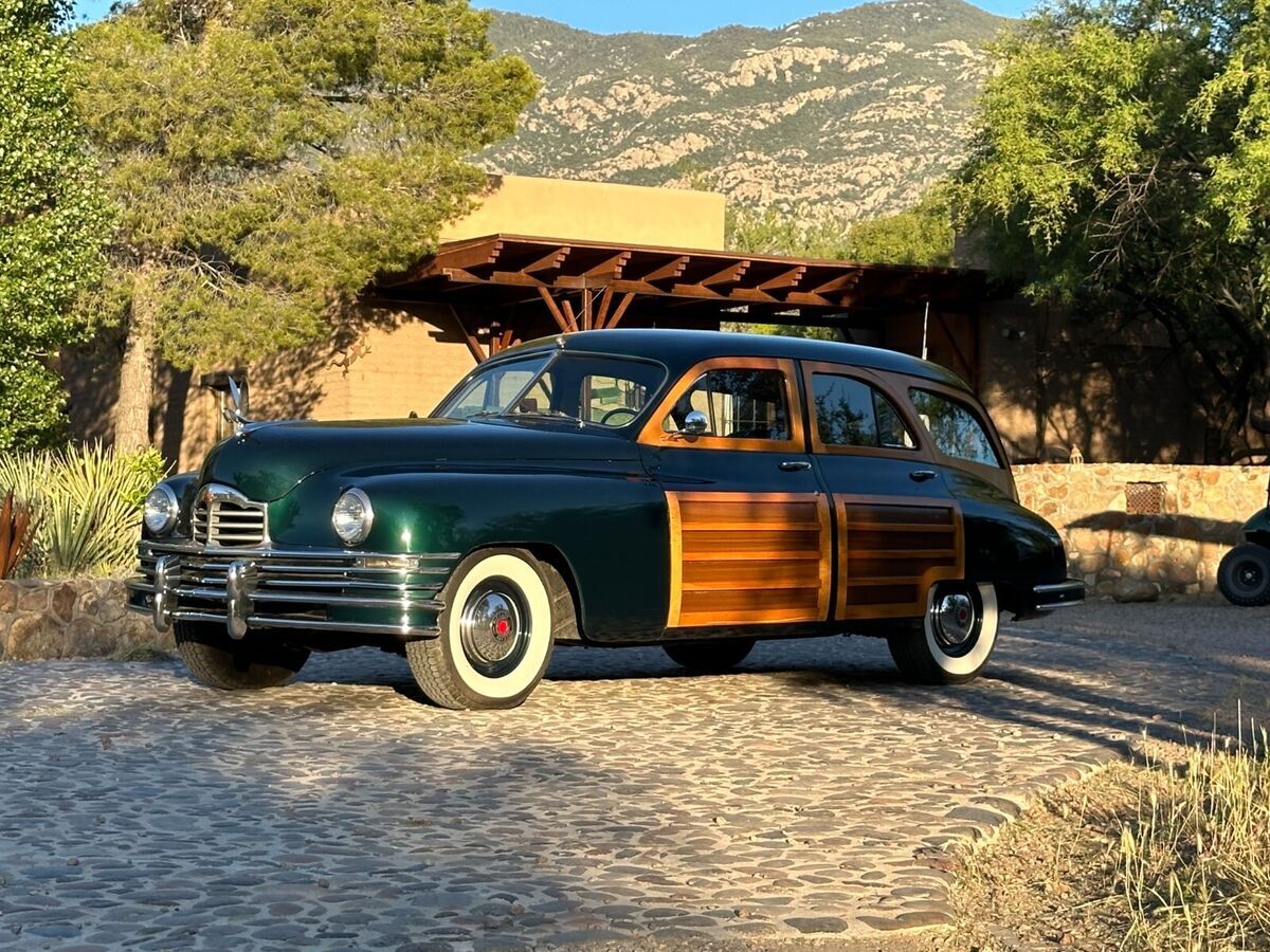 fully restored 1948 packard standard 8 sedan woody