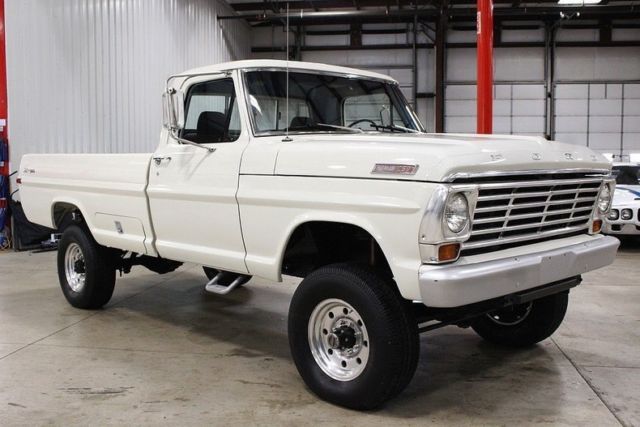 1967 ford f250 5436 miles white pickup truck 460ci v8 automatic