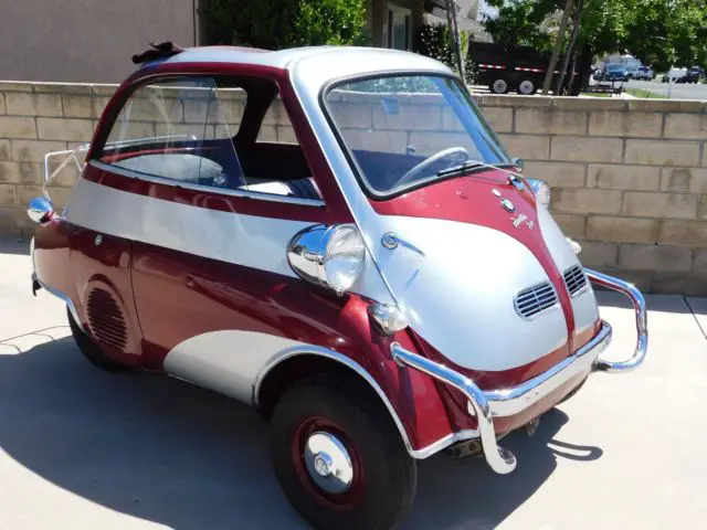 1959 bmw isetta 300. sunroof one door coupe. bmw micro car classic