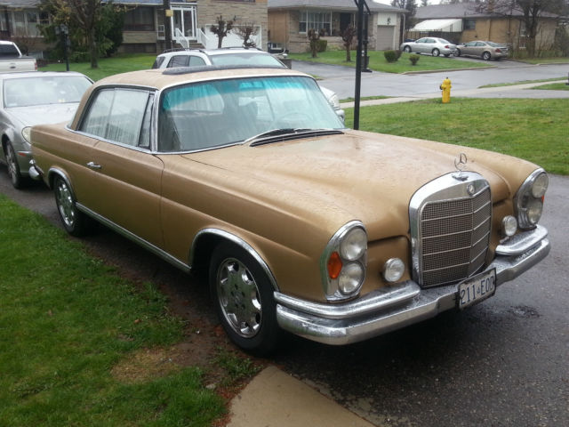 1965 mercedes w111 250se coupe 4sp euro manual sunroof