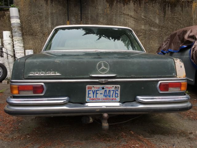 rare 1966 mercedes benz 300sel 3.0 m189 6 cylinder w109