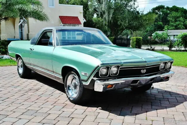 real deal 1968 chevrolet el camino real ss 396, power steering & brakes, a/c