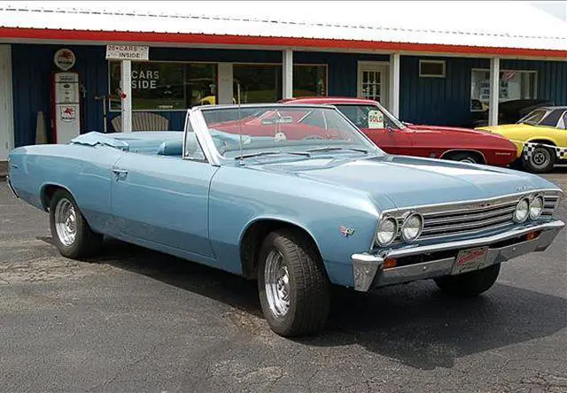 1967 chevrolet chevelle convertible frame off restored