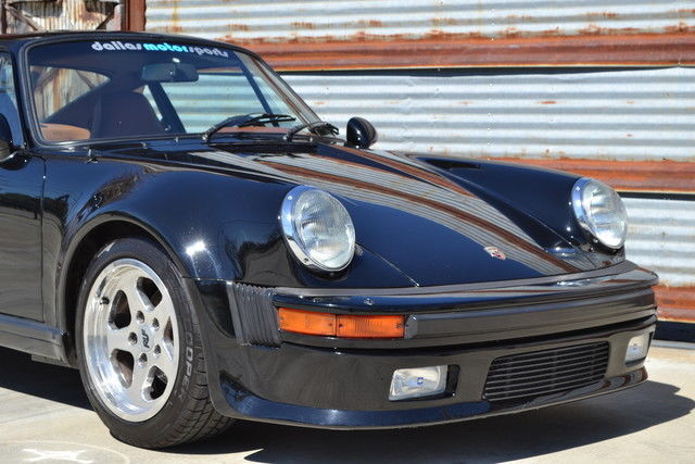 930 turbo, fresh engine & gearbox rebuild, ruf wheels, black / tan